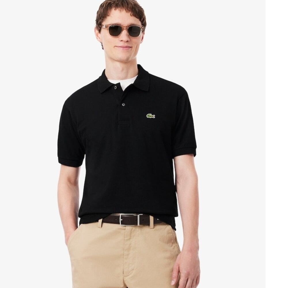 Lacoste Mens Classic Fit Original Polo Shirt Sz L Cotton Preppy Academia Classic